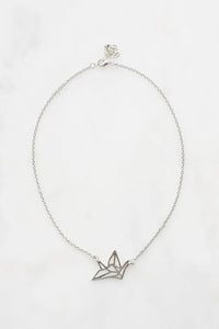 Origami Crane Necklace